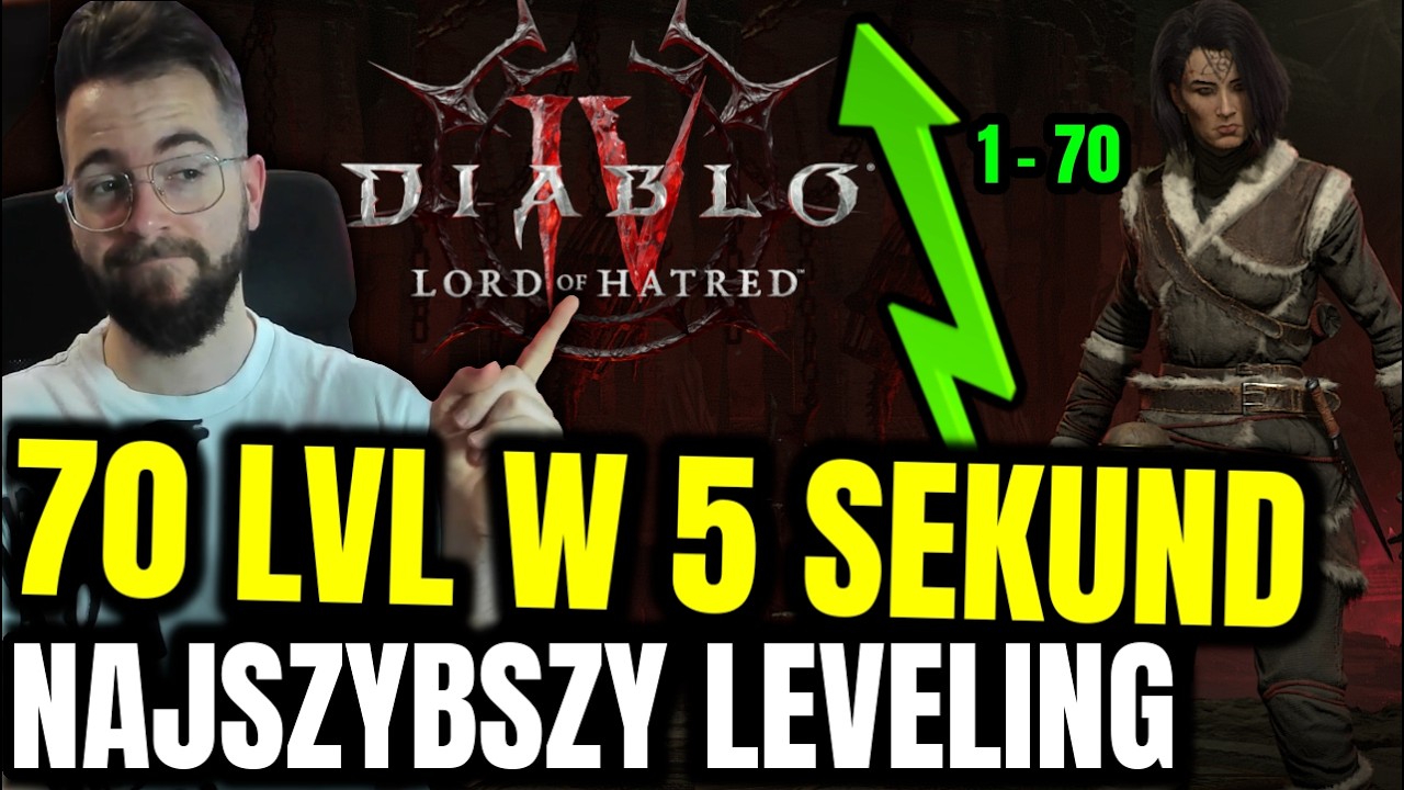 Użyj tego zanim zostanie ZNERFIONE! Najszybsza metoda LEVELOWANIA w Diablo 4: Lord of Hatred