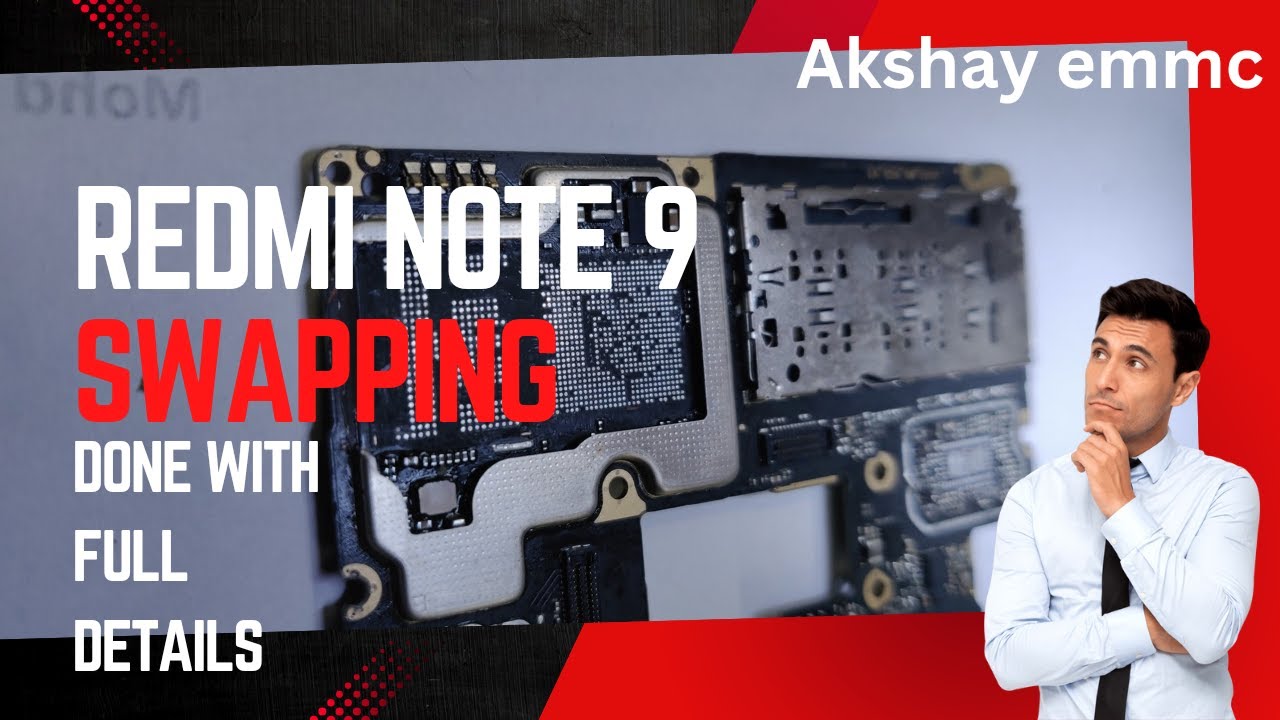 Redmi note 9 swapping done  full details EMMC CPU SWAP 