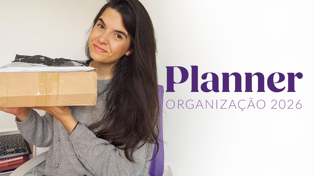 Unboxing do meu planner de 2026 + Revisão de método de organização | Victória Alloy