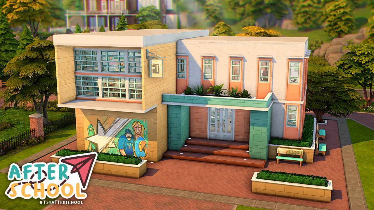 Community Arts Center | The Sims 4 Speedbuild | #TS4AfterSchool