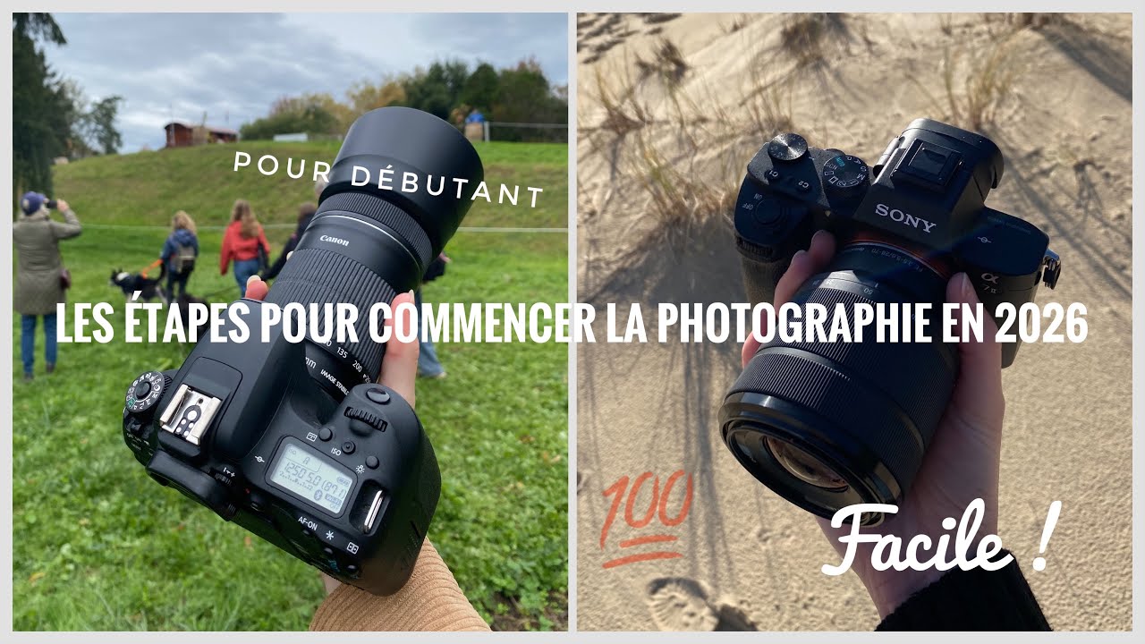 Les étapes pour débuter la photographie en 2026