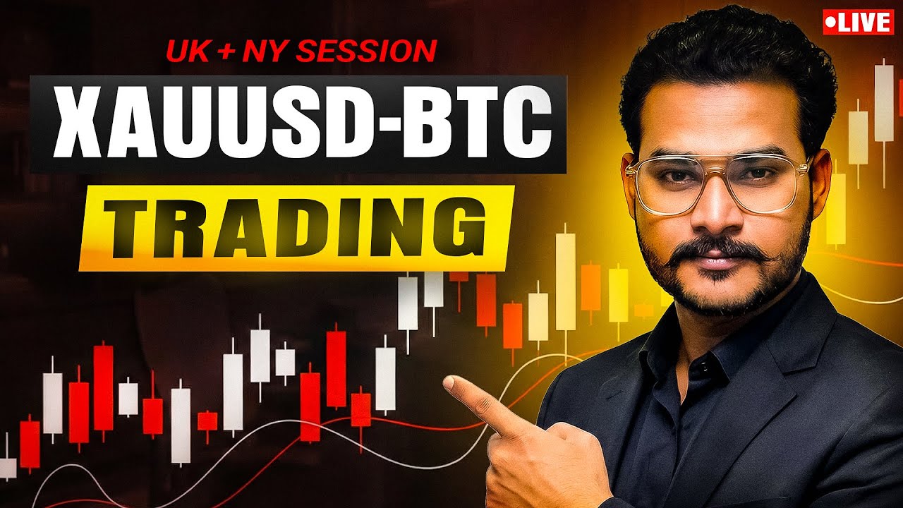 8 February 2026 |Live Market Analysis for Gold and Crypto | US & NEW YORK SESSION