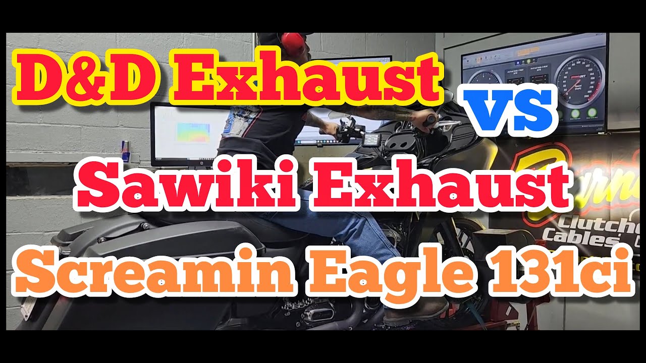 Performance Screamin Eagle 131ci M8 Road Glide D&D vs Sawicki Speed Exhaust Bagger Stage V 5