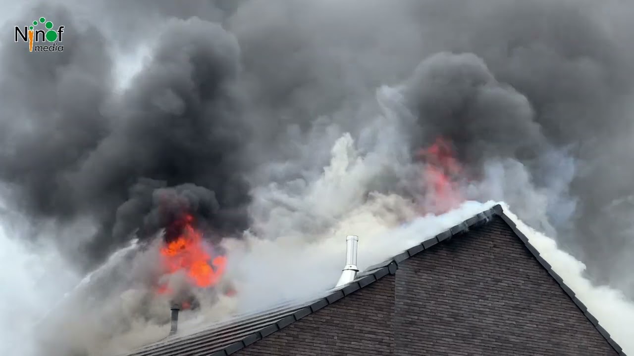 Blikseminslag veroorzaakte woningbrand