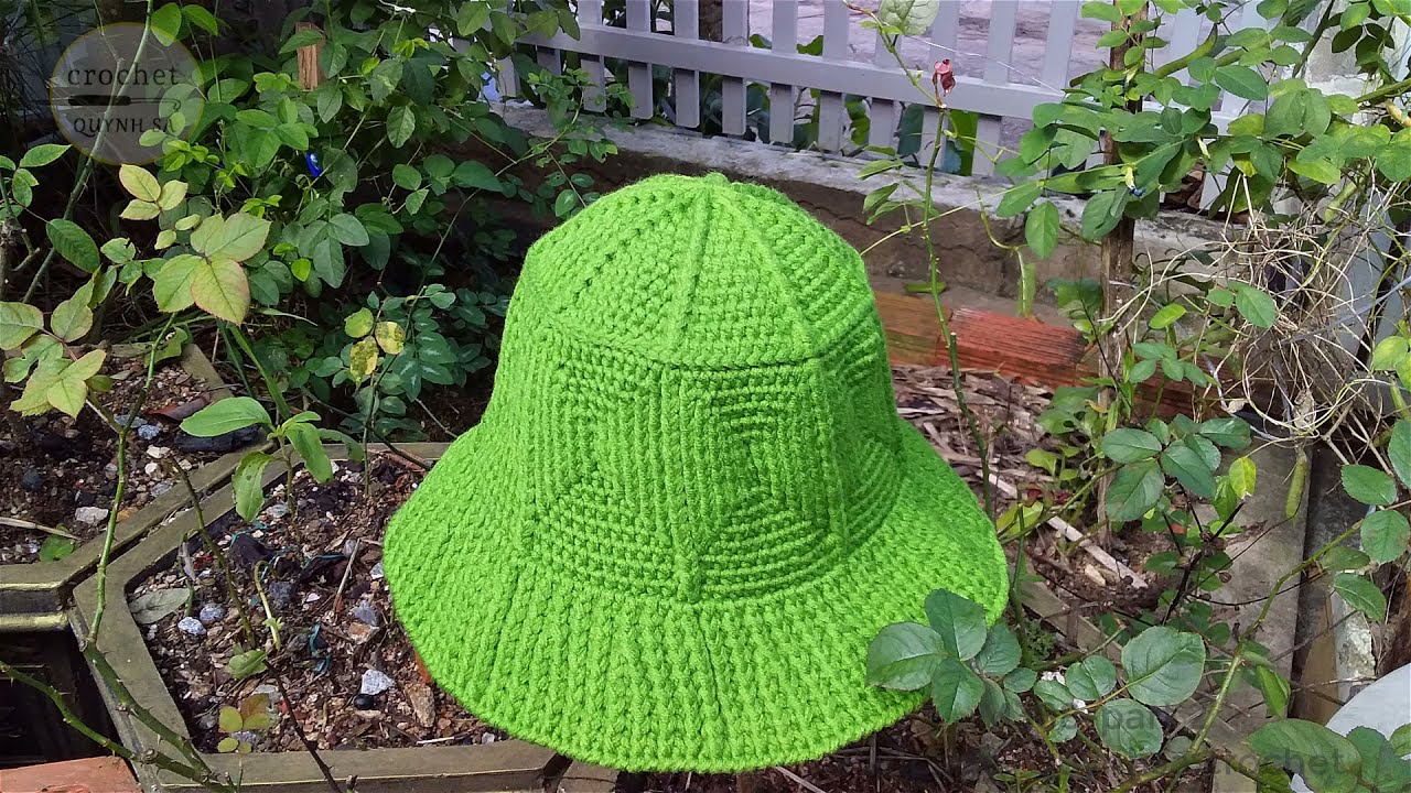 How to #crochet girl #hat tutorial part 2 / Hướng dẫn #móc #mũ len đơn giản kiểu mũ bucket M388