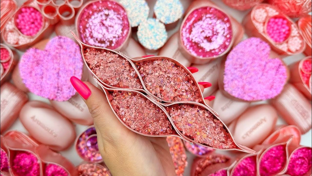 [ASMR]Compilation set★ASMR SOAP★Crushing soap★Cutting soap cubes★FOAM&GLITTER&STARCH★