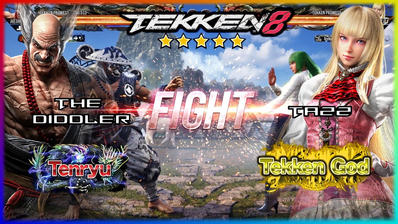 TEKKEN 8 Replays Stars - HEIHACHI ( Tenryu ) VS LILI ( Tekken God ) High Level Gameplay