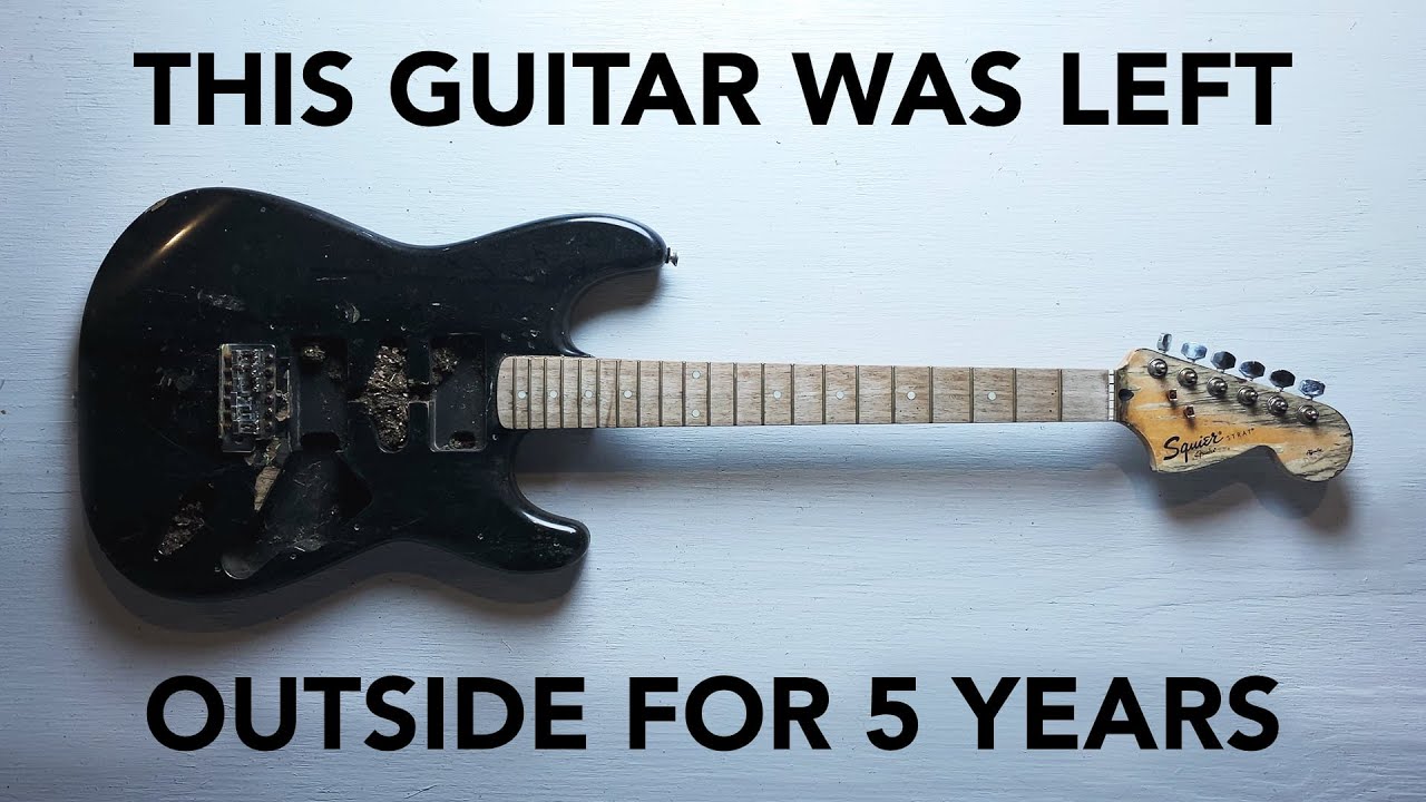 Rescuing a guitar that was left outside for 5+ years!