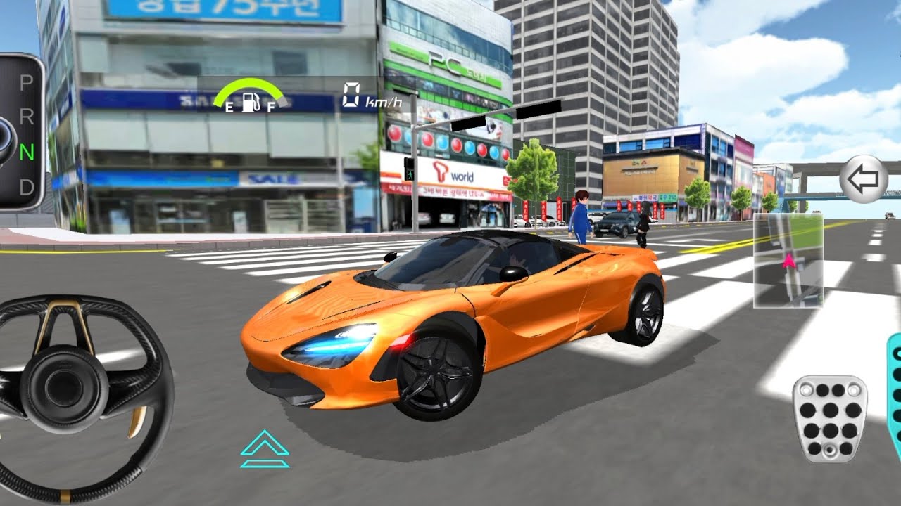 New Mansury Mclaren720  Stuck in Parking Garage - 3D Driving Class - Car Game- 3D Driving Class 2026