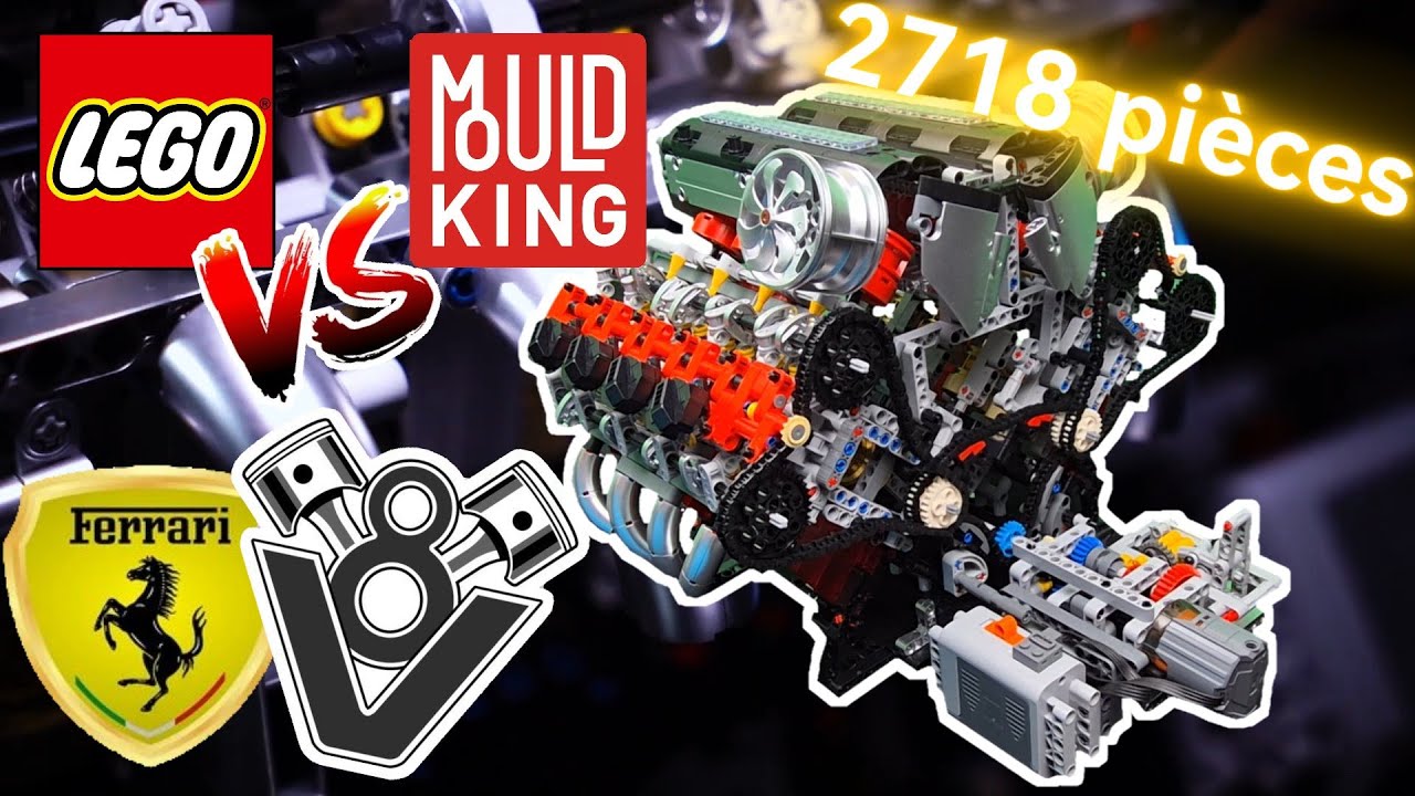 Mould King V8 F488 , du lego compatible de qualité (15 h de boulot)