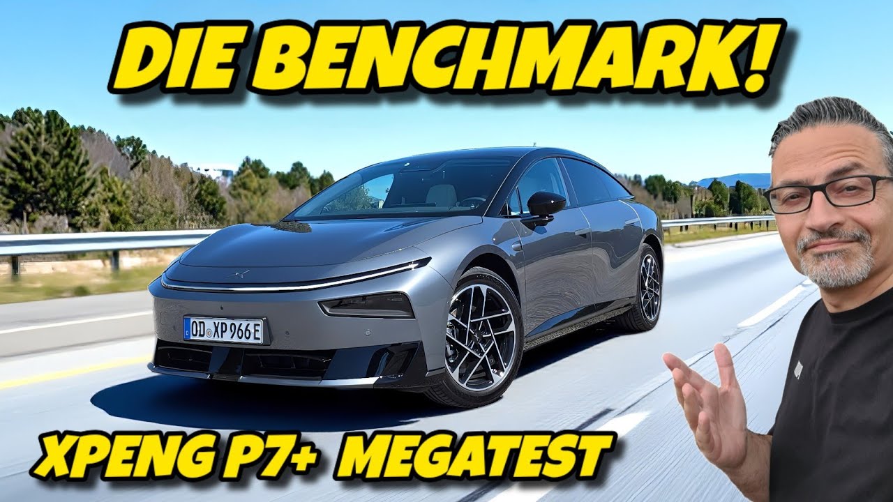 Xpeng P7+ Erster Megatest & Ladekurve  Preis-Leistungs-Sieger. 