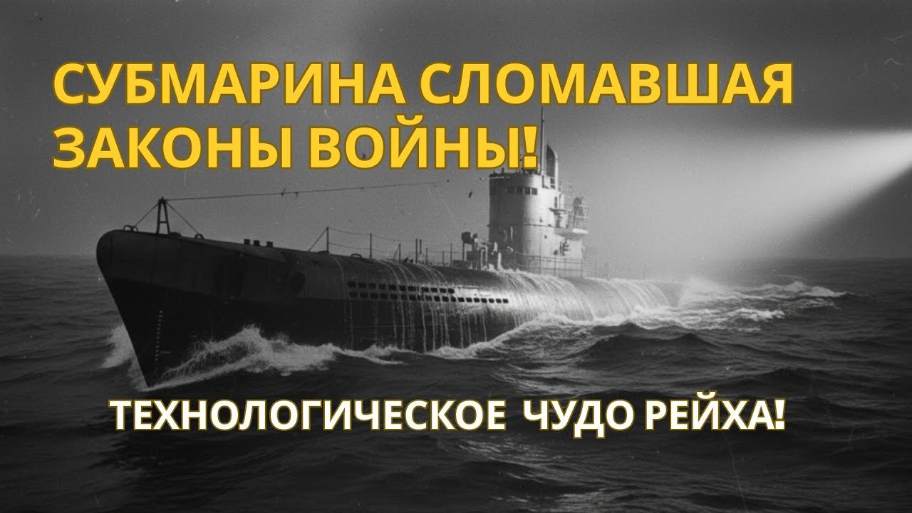 Субмарина Сломавшая Законы Войны — Технологическое Чудо Рейха, Рождённое Слишком Поздно!