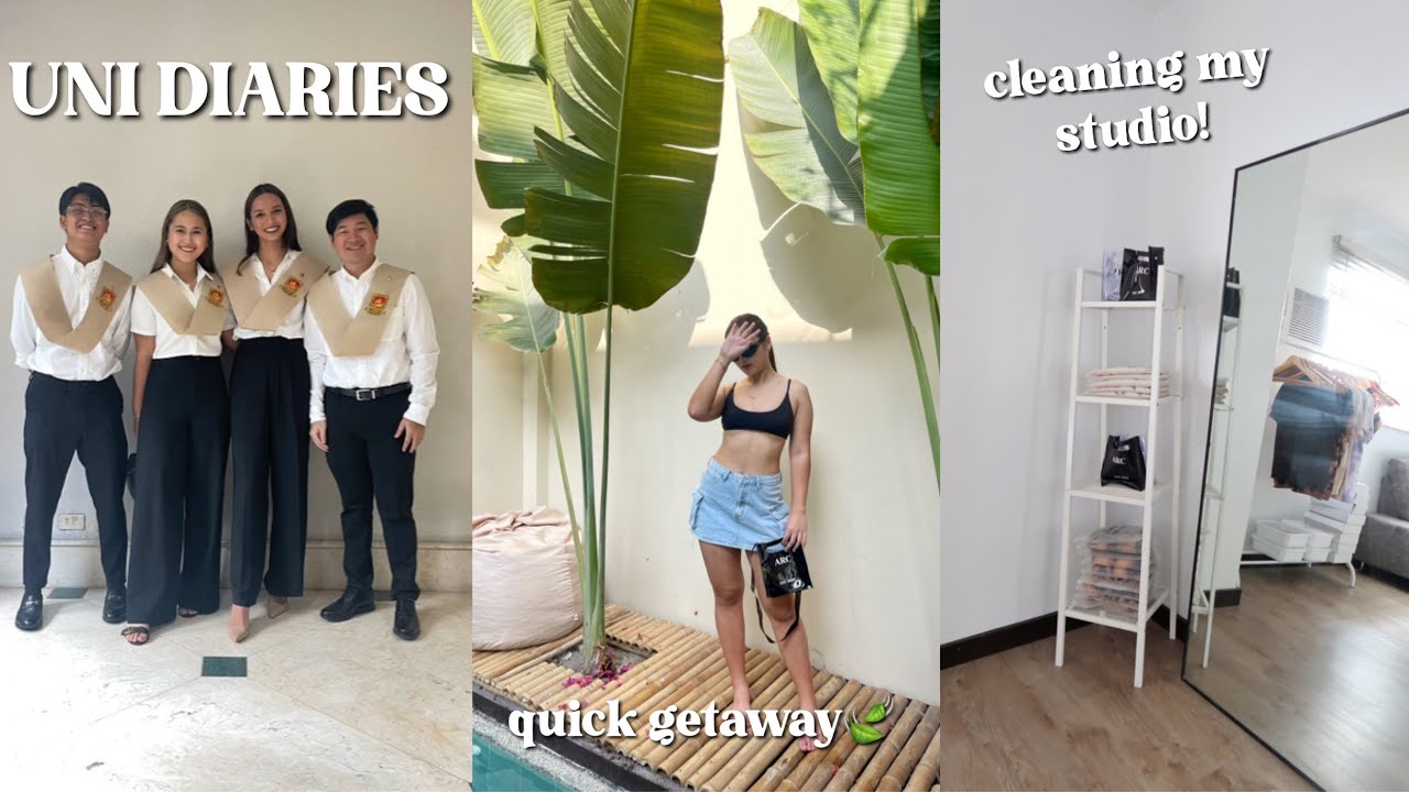Uni Diaries • Cleaning My Studio, Quick Getaway & Getting My University Pin ✨ | Lexy Rodriguez