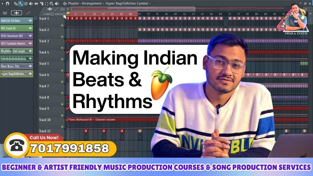 Making Indian Beats & Rhythms || Arrangement/Sound Designing || Samples/VSTs/Loops/Libraries