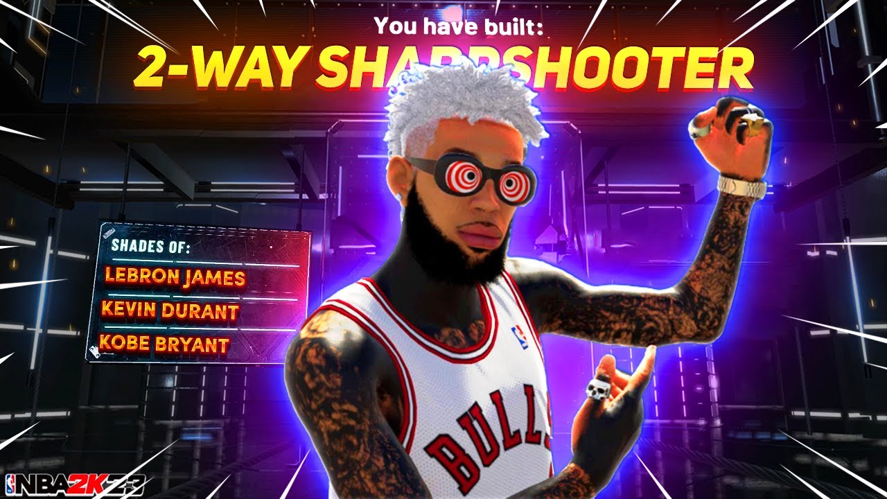 *NEW* SPEEDBOOSTING 2-WAY SHARPSHOOTER is OVERPOWERED on NBA 2K23! 99 3PT, 85 STEAL, 86 PERIMETER!!