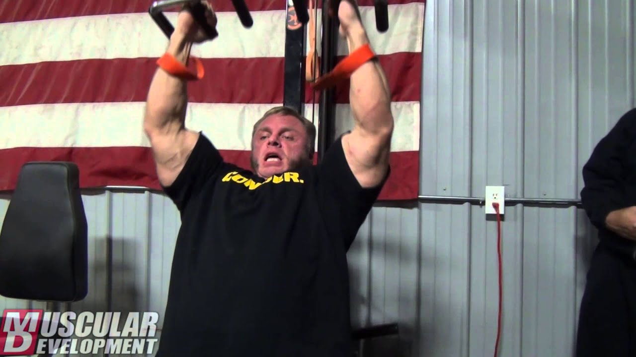 John Meadows, Max Farichild, Dave Tate, and IFBB Pro Ken Jackson Train Back