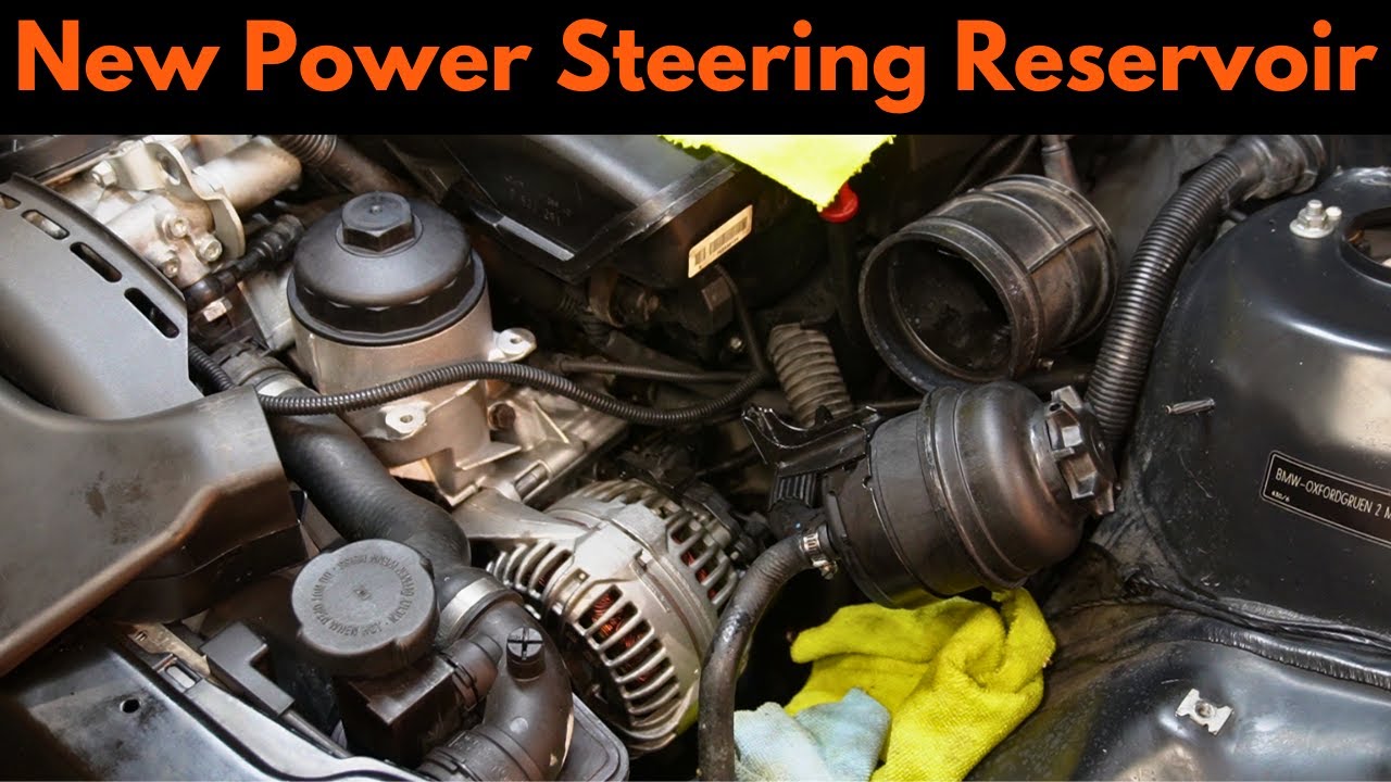 BMW E46 Power Steering Reservoir Replacement | 330Ci DIY Pt2