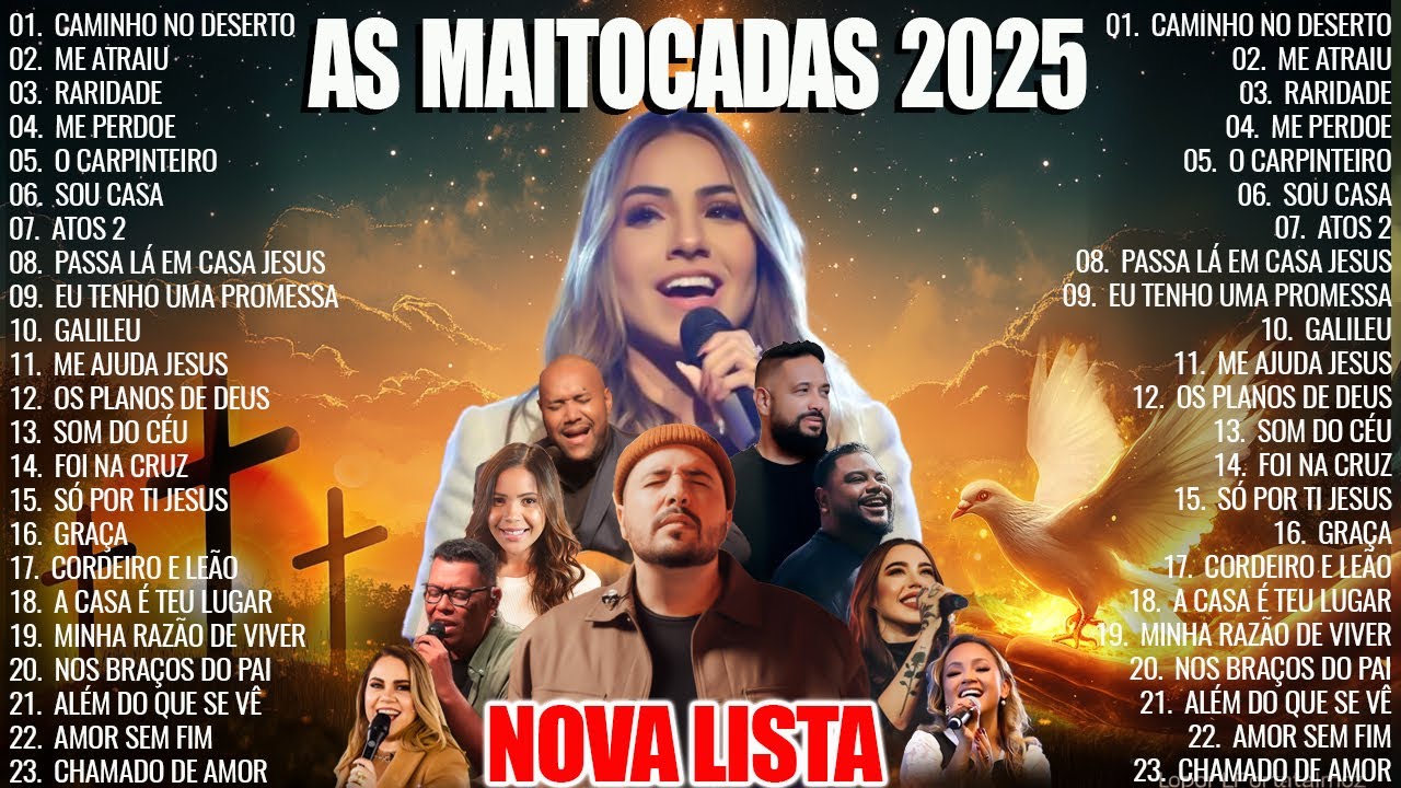 Louvores de Adora&ccedil;&atilde;o | As Melhores Hinos Evang&eacute;licos Para Ouvir 2025 | FERNANDINHO, GERSON RUFINO...