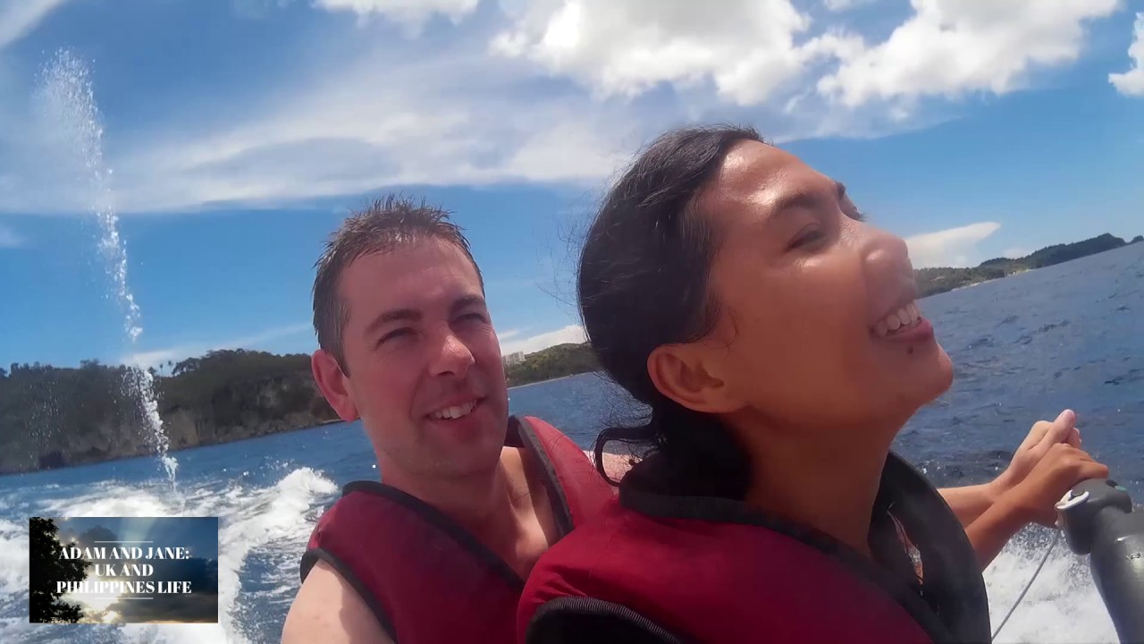 Jane's first time on Jet Ski - Boracay Philippines 2016