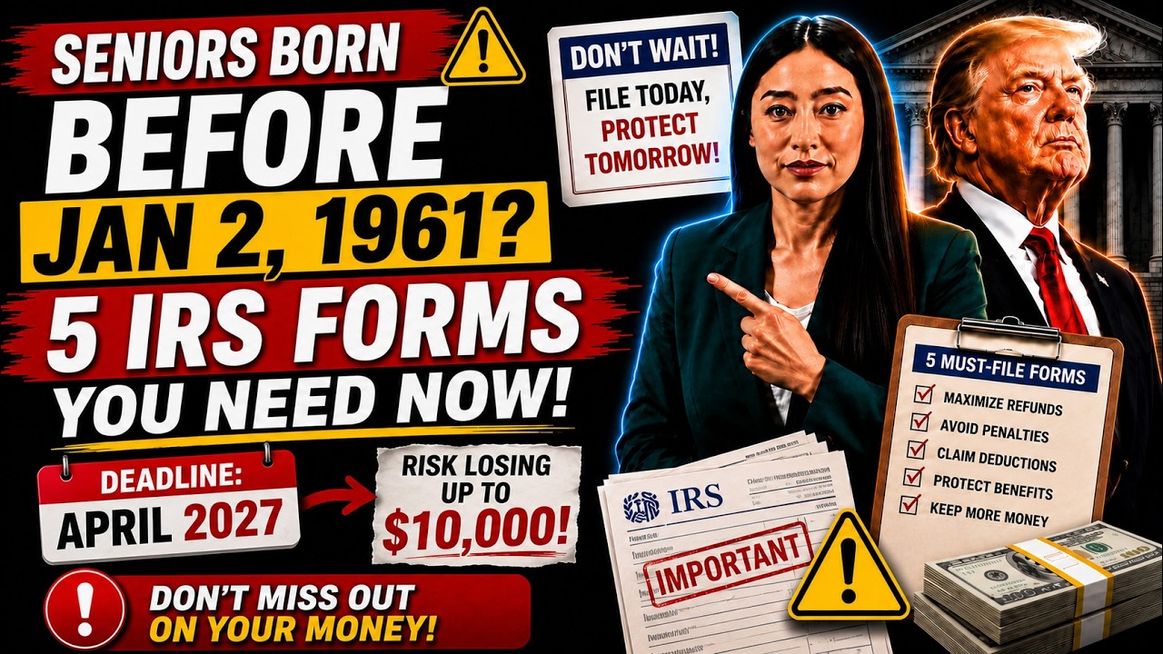 Born Before 1961? 5 IRS Forms Every Senior Should File Before April 2027 &mdash; Or Lose Up To $10,000
