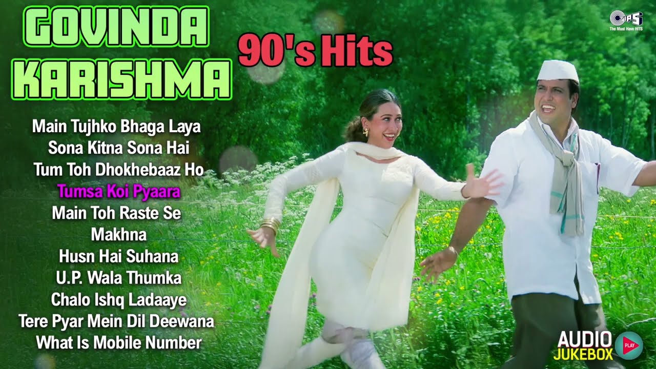 गोविंदा & करिश्मा कपूर 90’s सुपरहिट गाने | Bollywood Dance Hits | Audio Jukebox | 90’s Dance धमाका
