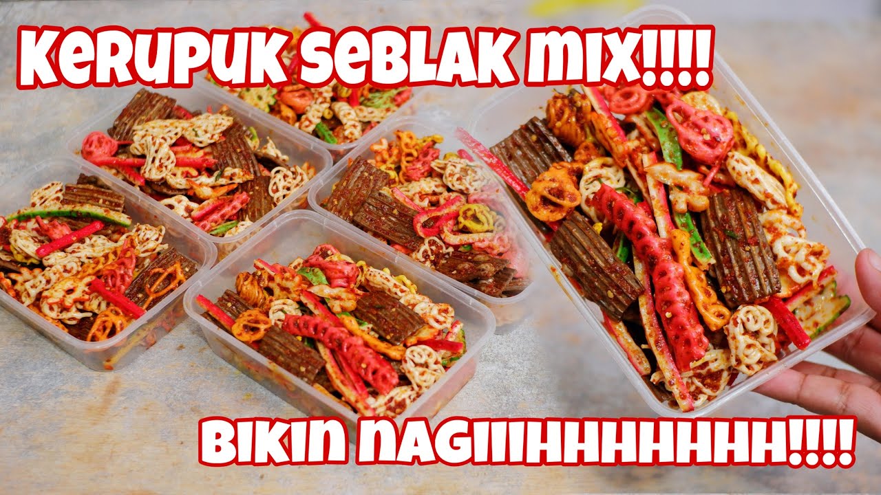 SEBLAK KERUPUK MIX! JAJANAN YANG SELALU RAME DI BORONG! CARA BIKINNYA GAMPANG BANGET! YUU KITA BIKIN