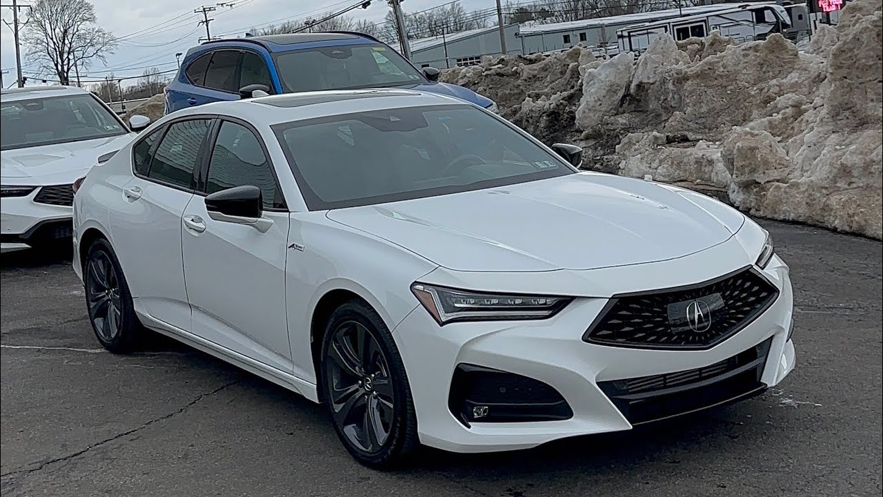 2023 Acura TLX Aspec (White in Ebony) #arkoforacura 