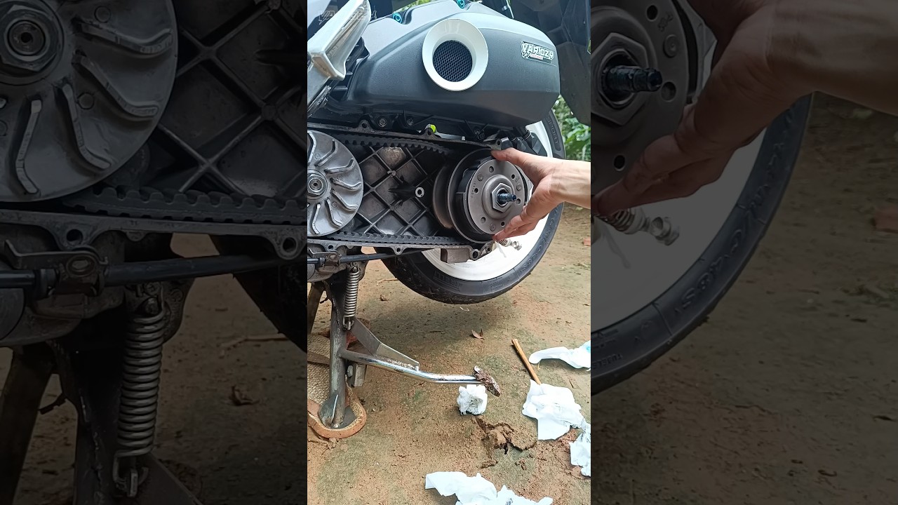 cara memasang v-belt vario dengan benar? 