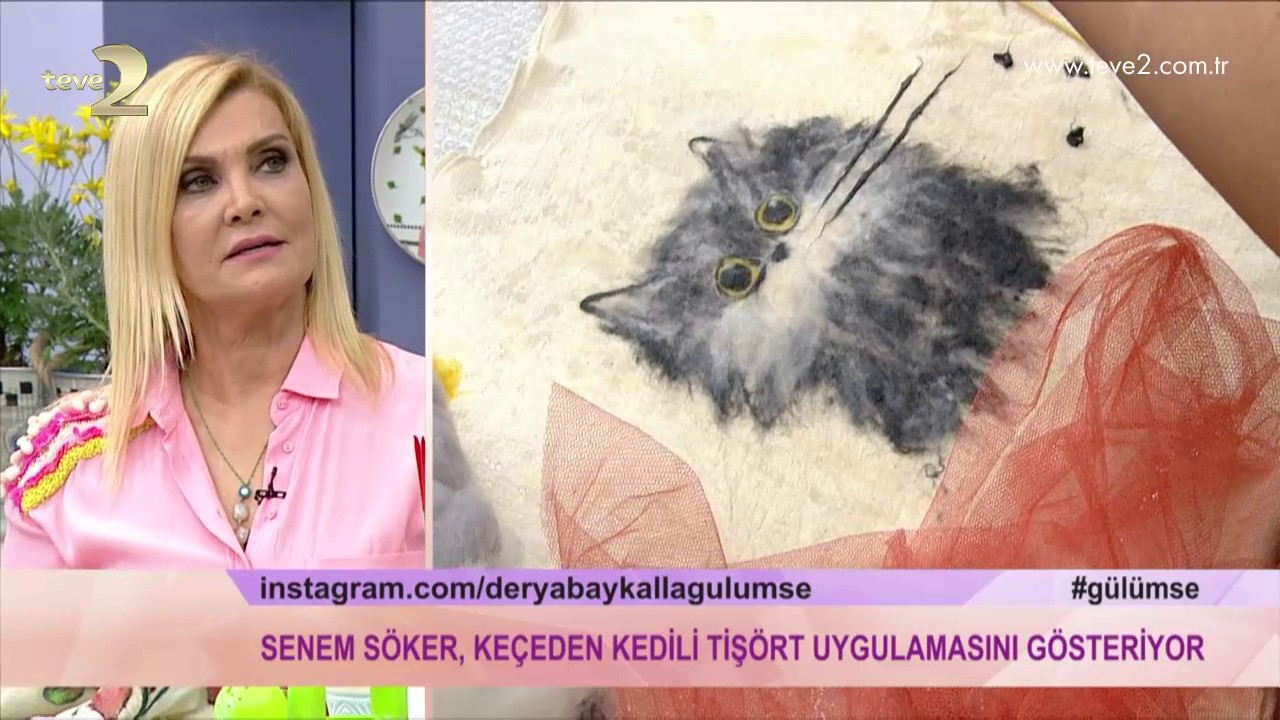 Derya Baykal'la Gülümse: Keçeden Tişört Yapımı