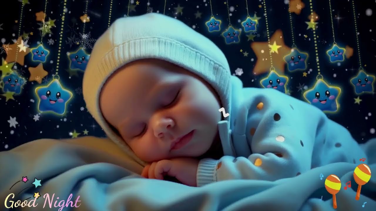 Morning Baby Sleep Music 🌞 Mozart & Brahms Lullabies | Calm Baby Fast & Support Brain Growth