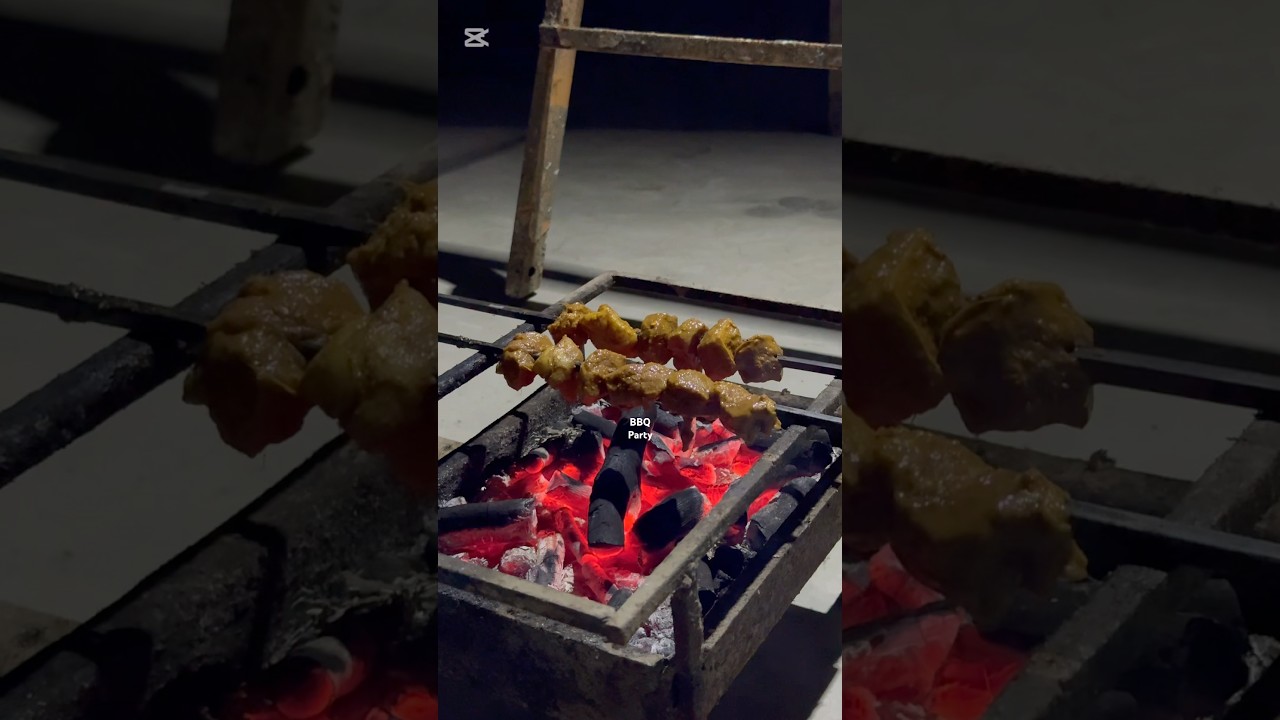 BBQ party late night ✨ 