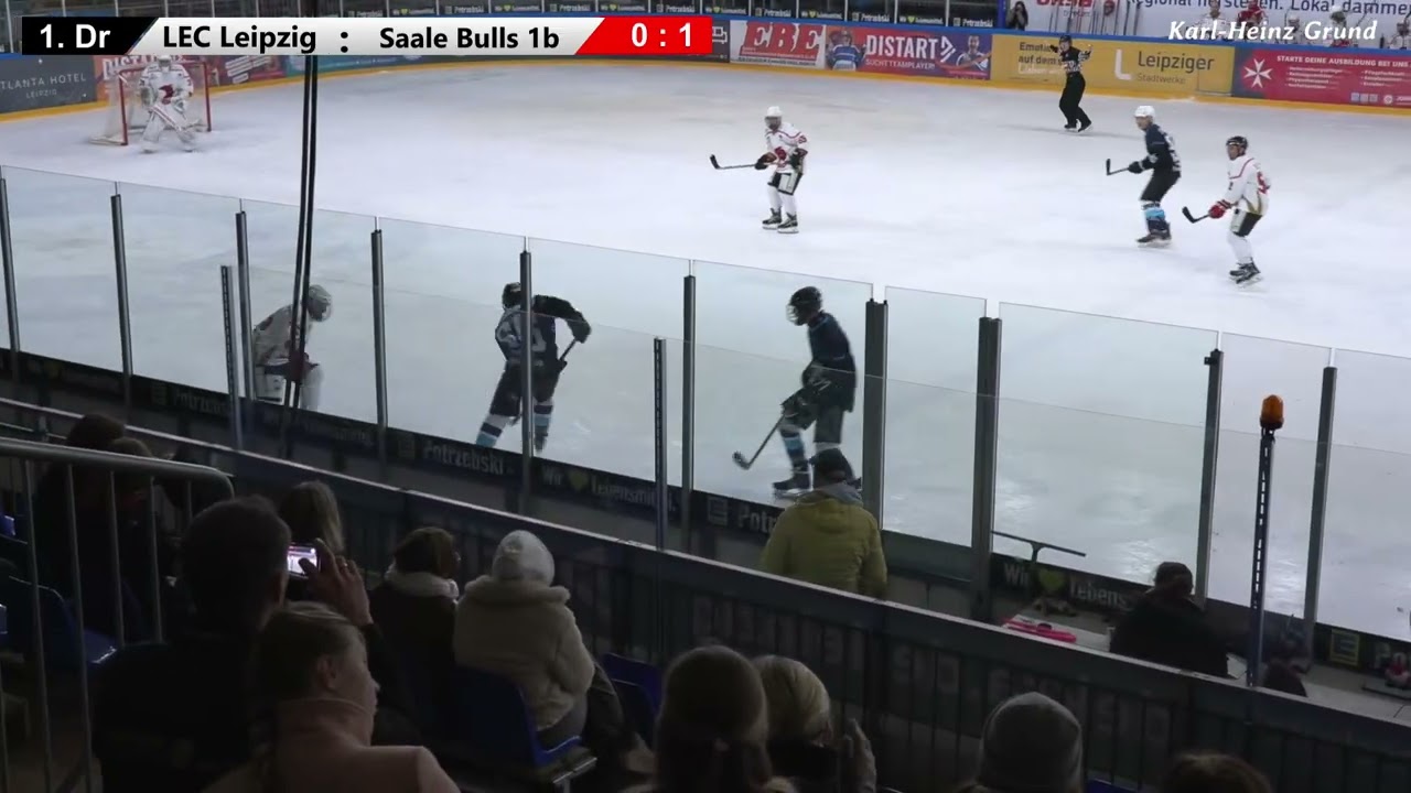 LEC Leipzig vs. Saale Bulls Halle 1b   1. Drittel 08 März 2026