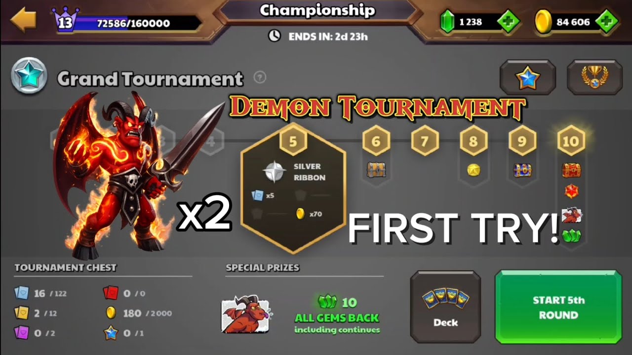 DOUBLE DEMON Deck! | Castle Crush Tournament Deck