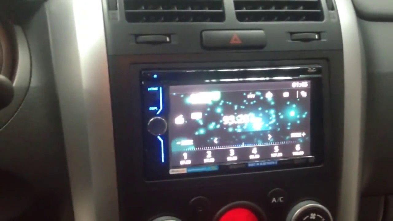 Установка магнитолы 2 din в Suzuki Grand Vitara
