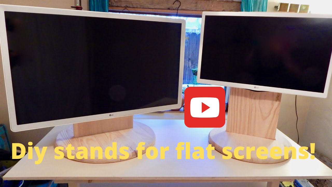 Diy tv stands for flat screens to save money!
