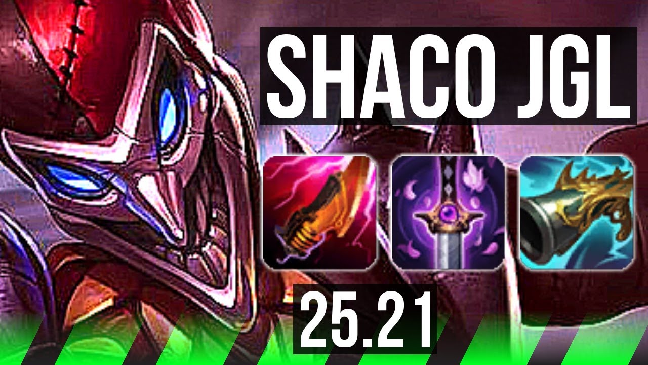 SHACO vs MASTER YI (JGL) | Legendary | EUW Master | 25.21