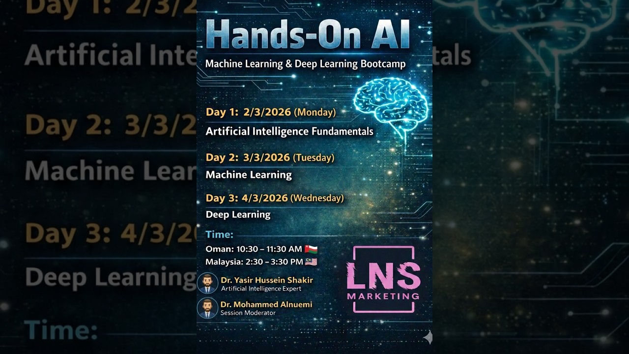تعلم الآلة والتعلم العميق Hands On AI ML & DL Bootcamp 20260303 143326