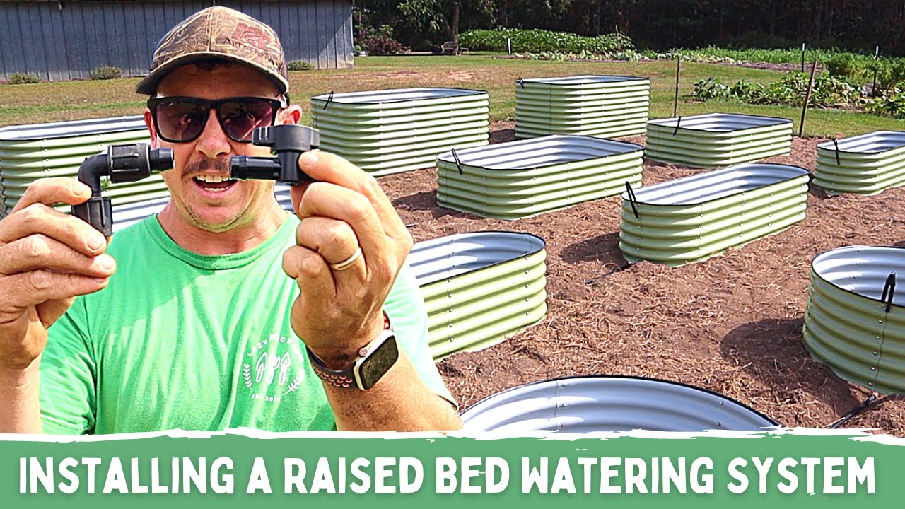 How to Install Drip Irrigation for Raised Beds | Simple and Easy!