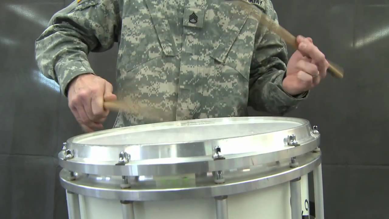 Drumming Fast Singles with Accents by SSG Jeff Prosperie