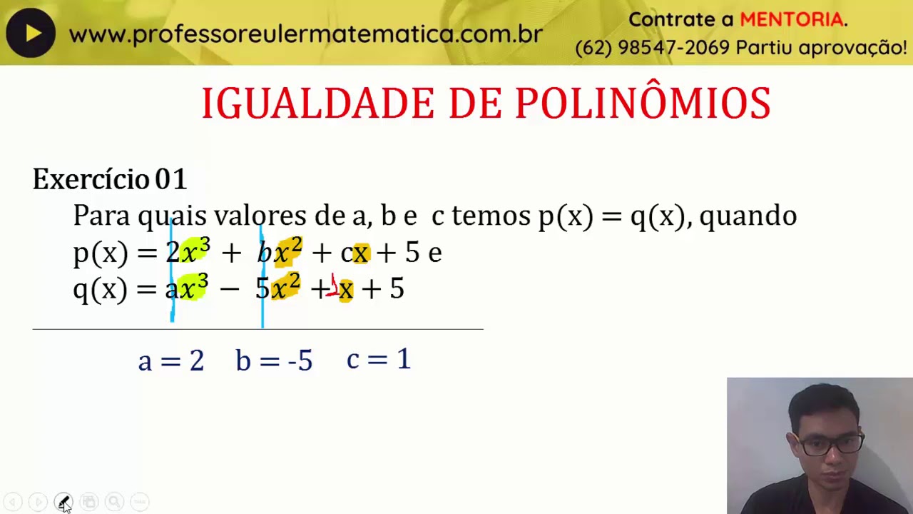 Igualdade de polinômios