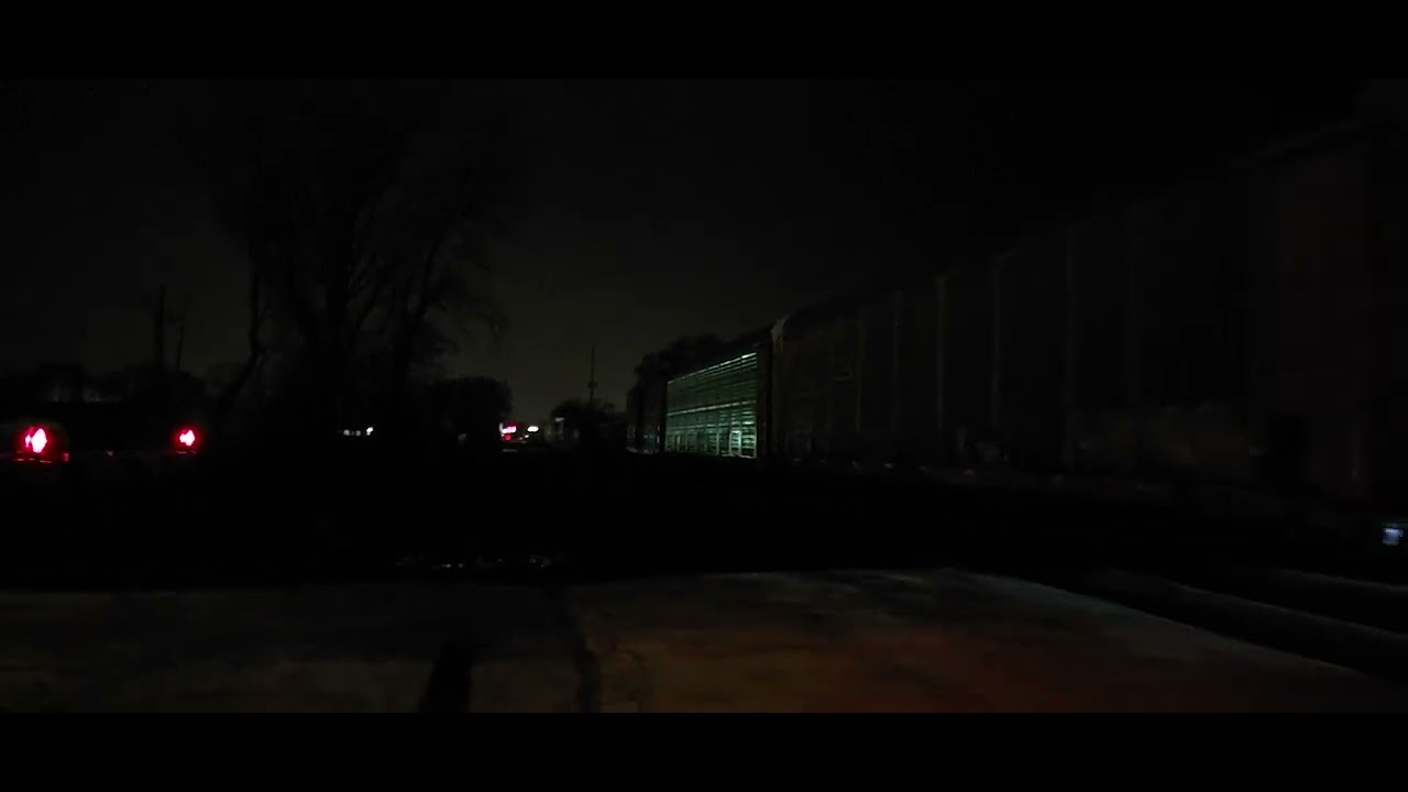 filmed a Northfolk and Southern train going through Chesterton