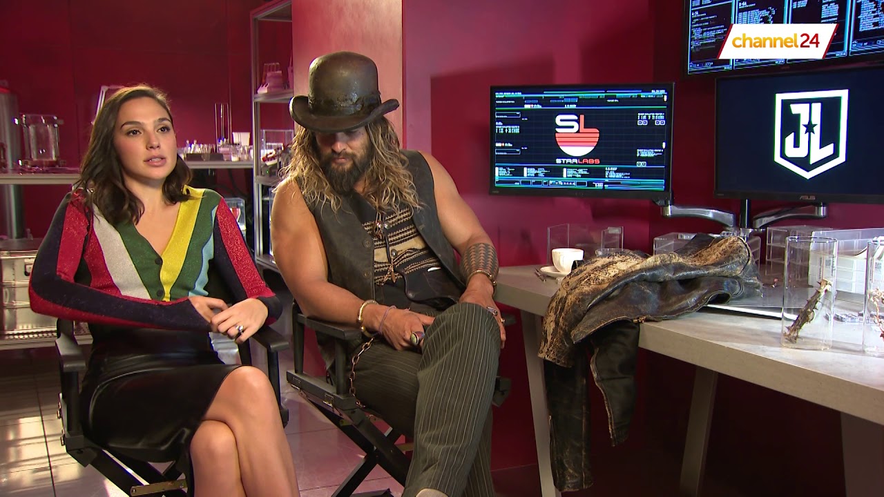 Gal Gadot (Wonder Woman) and Jason Momoa (Aquaman) talk to Channel24 about The Justice League