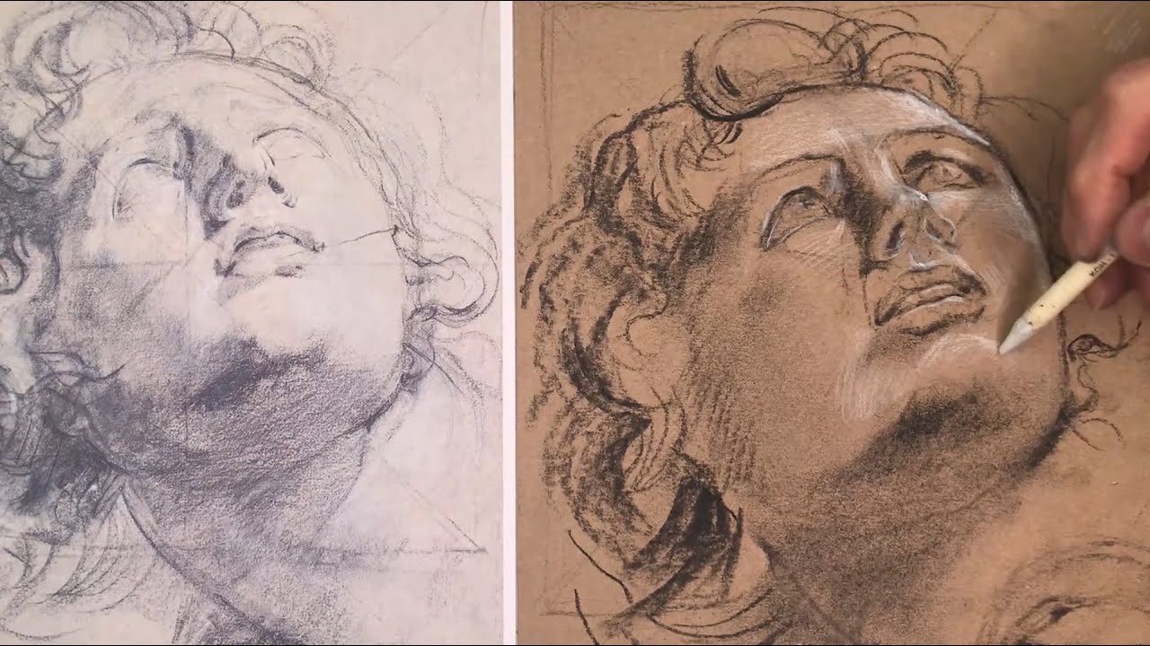 JAK NARYSOWAĆ GŁOWĘ W PERSPEKTYWIE  / HOW TO DRAW A HEAD IN PERSPECTIVE