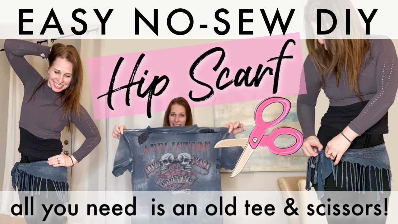 D.I.Y. No-Sew Hip Scarf!
