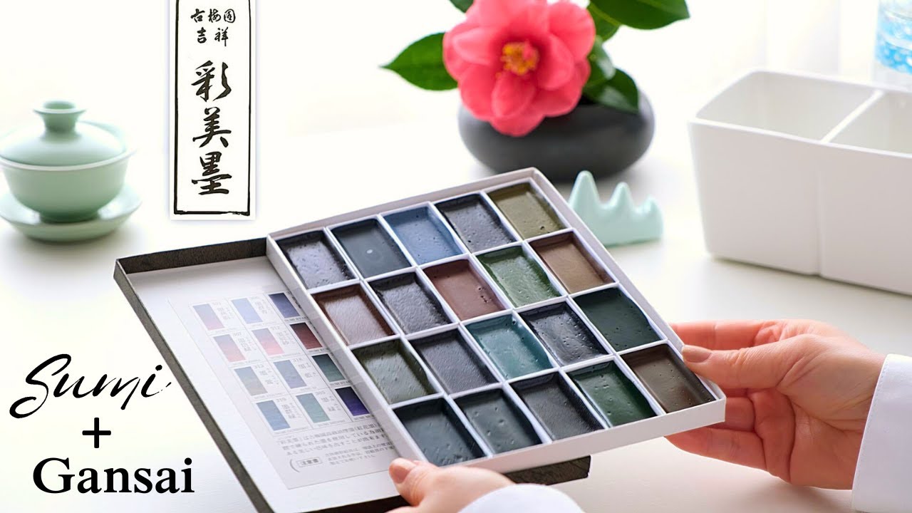 Swatching Kissho's New SAIBIBOKU Palette