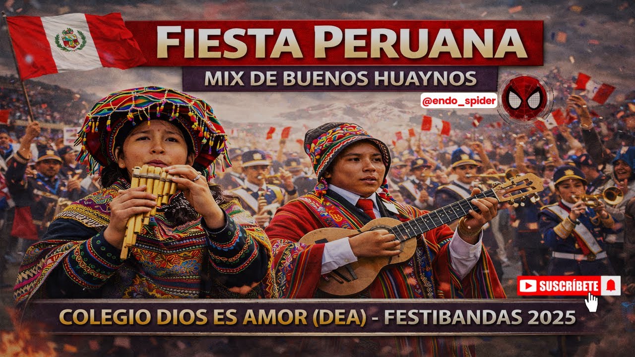 Fiesta Peruana – mix de buenos huaynos en banda 🎶 | Colegio DEA - FestiBandas 2025