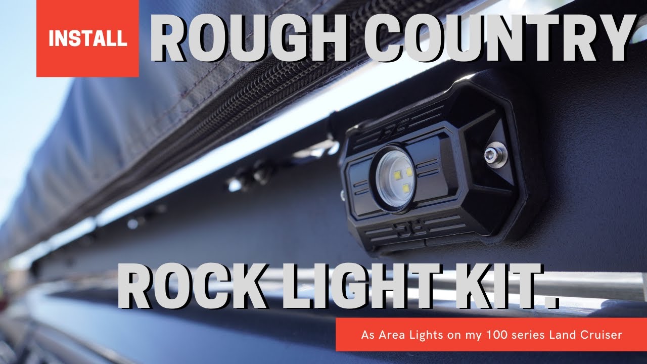 Install: Rough Country's Deluxe LED Rock Light Kit as Area Lights!  4K