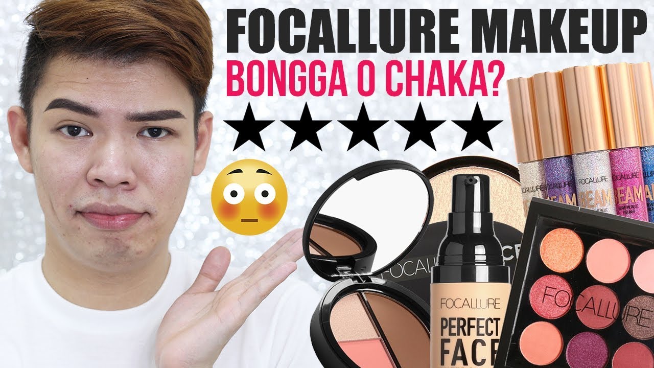 AFFORDABLE SHOPEE MAKEUP!!! FOCALLURE REVIEW (SULIT NA SULIT!!!) | Kenny Manalad