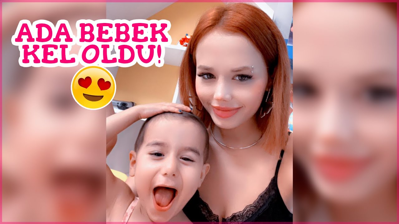 Bebek Kuaf&ouml;r&uuml;nde Kızımın Sa&ccedil;larını Kestirdik | ADA BEBEK KEL OLDU