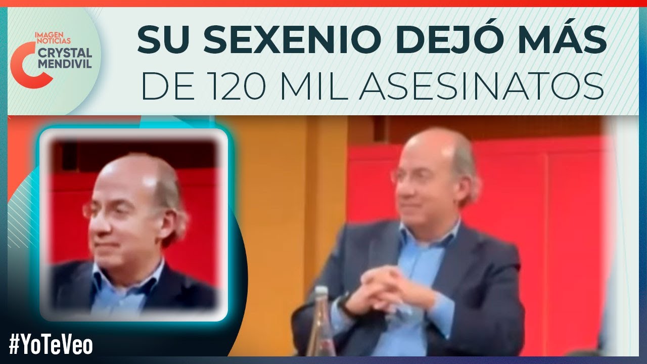 &iexcl;Asesino y l&aacute;rgate! Esto fue lo que le gritaron a Felipe Calder&oacute;n en Francia | Noticias con Crystal